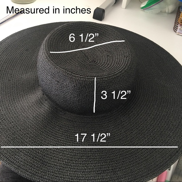 BETMAR Black Floppy Hat | Floppy Beach Hat - Picture 9 of 9